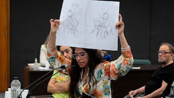Su madre fue asesinada por la dictadura y 41 años después el hijo de un represor le envió dibujos que había hecho en su cautiverio