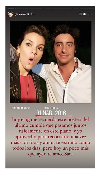 El recuerdo de Gime Accardi