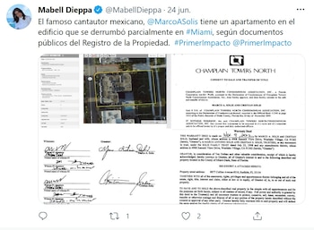 La periodista mostró las supuestas