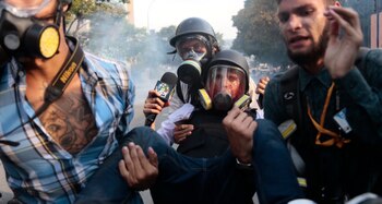 El periodista Gregory Jaimes y