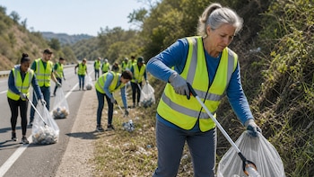 De caminar sola a movilizar a cientos de vecinos: una jubilada lidera un proyecto que ha retirado más de 300 toneladas de basura