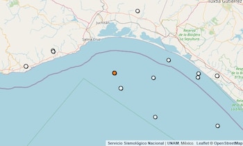 Temblor reportado en Oaxaca.
(SSN)