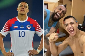 Alexis Sánchez y su 'blooper'