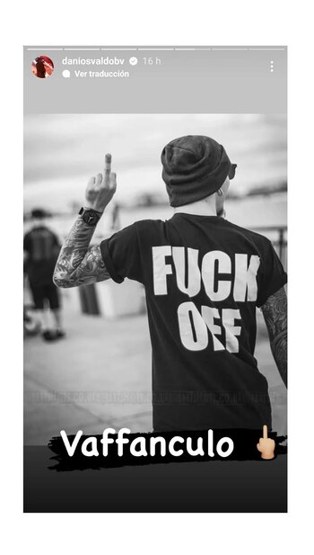 La polémica frase que compartió