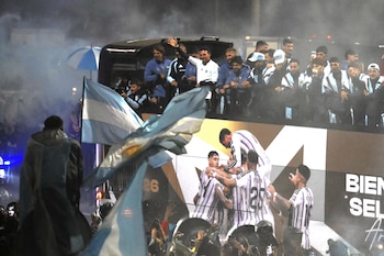 Recibimiento Selección Argentina - Ezeiza - Predio AFA