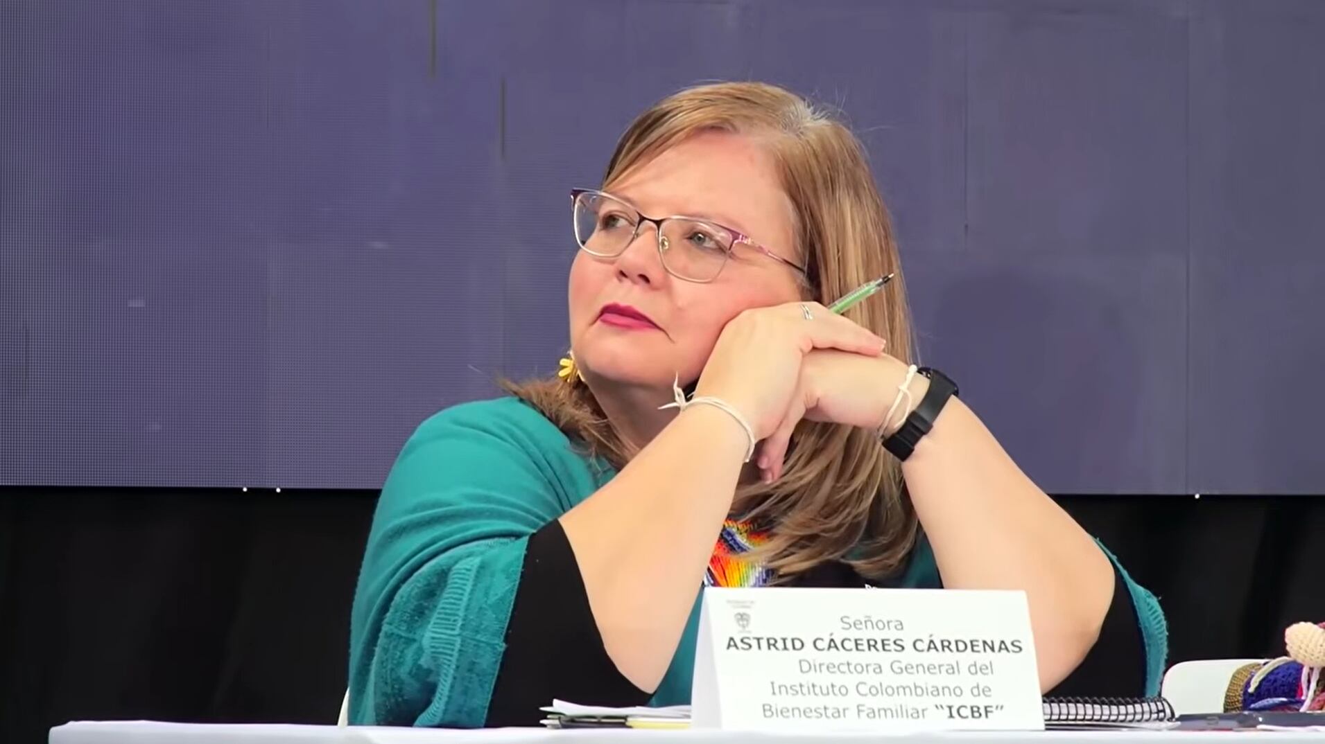 Directora del Icbf, Astrid Eliana Cáceres Cárdenas- crédito Presidencia