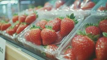 Las frutillas ecológicas también deben