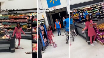 Testigos en la tienda Walmart