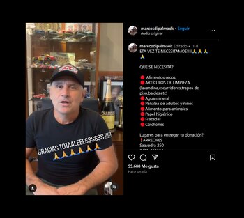 Marcos Di Palma mandó su