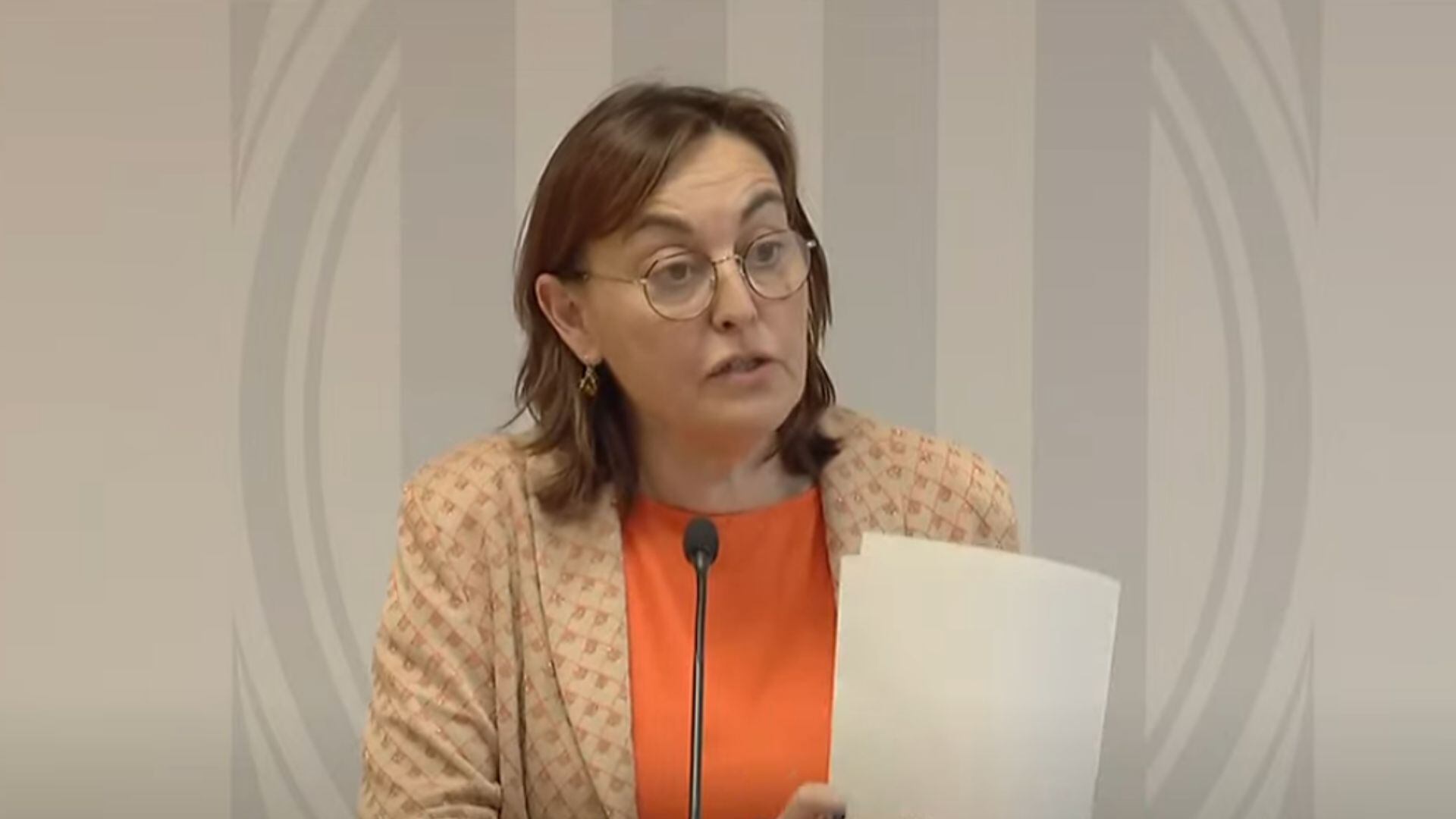 Paneque en la rueda de prensa del 22 de enero de 2026 (Canal 24h)