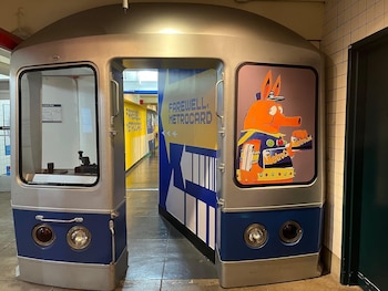 El museo dedica una exhibición a uno de los elementos más reconocibles de los antiguos vagones del metro neoyorquino.