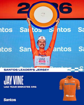 Jay Vine retuvo su camiseta