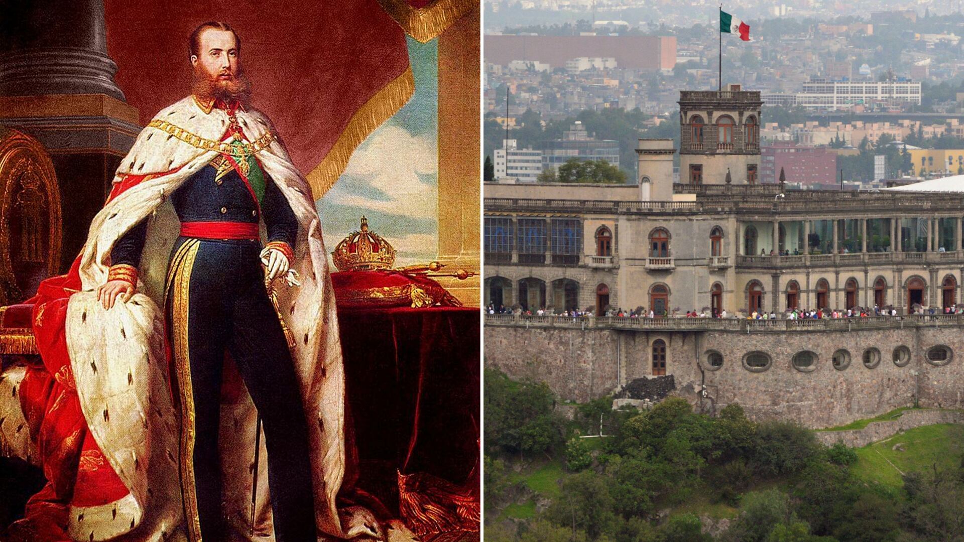 El Castillo de Chapultepec fue la residencia de Maximiliano de Habsburgo durante su estancia en México.Crédito: Twitter@PGaleanaH/Wiki Commons