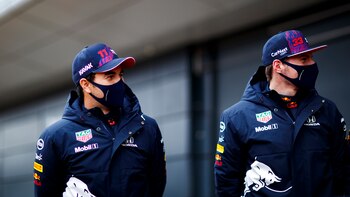 Sergio Checo Pérez y Max