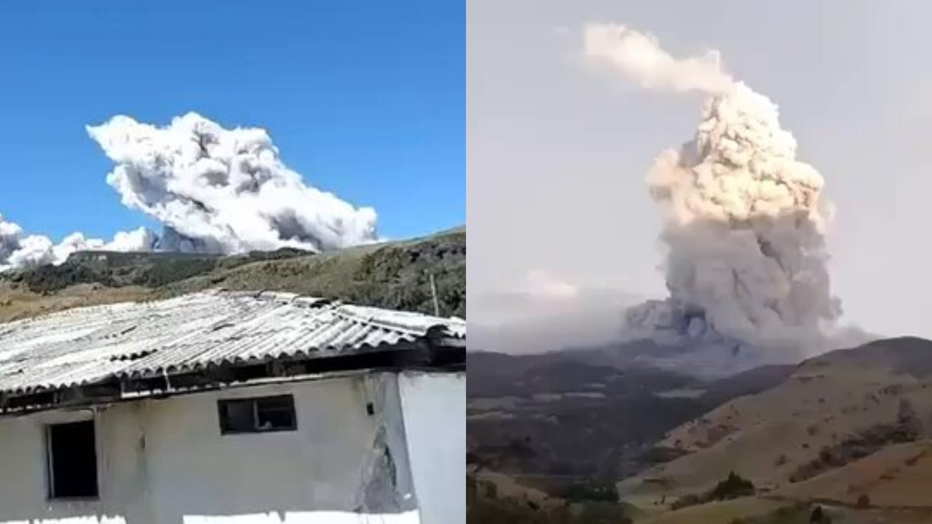 Volcán Puracé emitió cenizas y gases tras fuerte terremoto: el aeropuerto de Popayán suspendió las operaciones