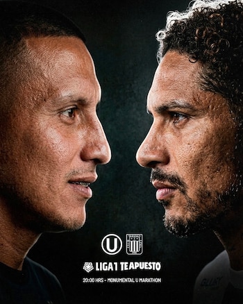 Álex Valera y Paolo Guerrero, las referencias principales en el ataque de Universitario y Alianza Lima. Crédito: Liga 1.