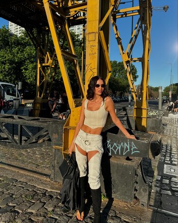 Zaira Nara disfrutó de un