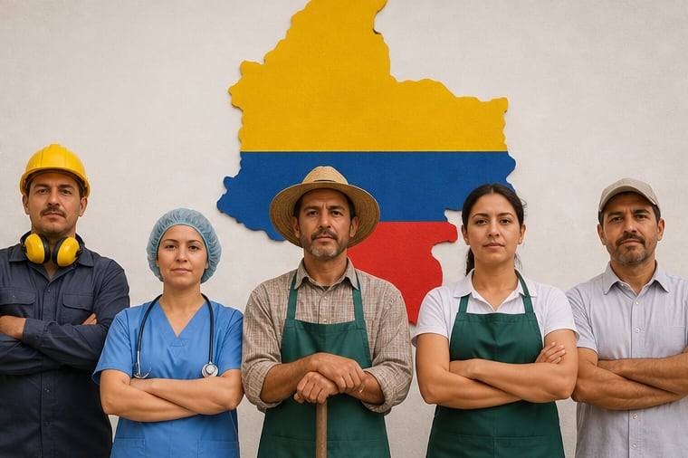 La fórmula técnica prevé un alza salarial del 8% con base en una inflación del 6,8% y una productividad del 1,2% - crédito VisualesIA/Imagen Ilustrativa Infobae