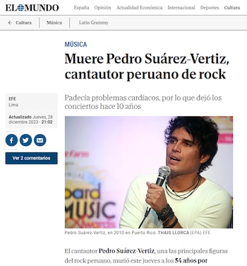 El Mundo también informó el
