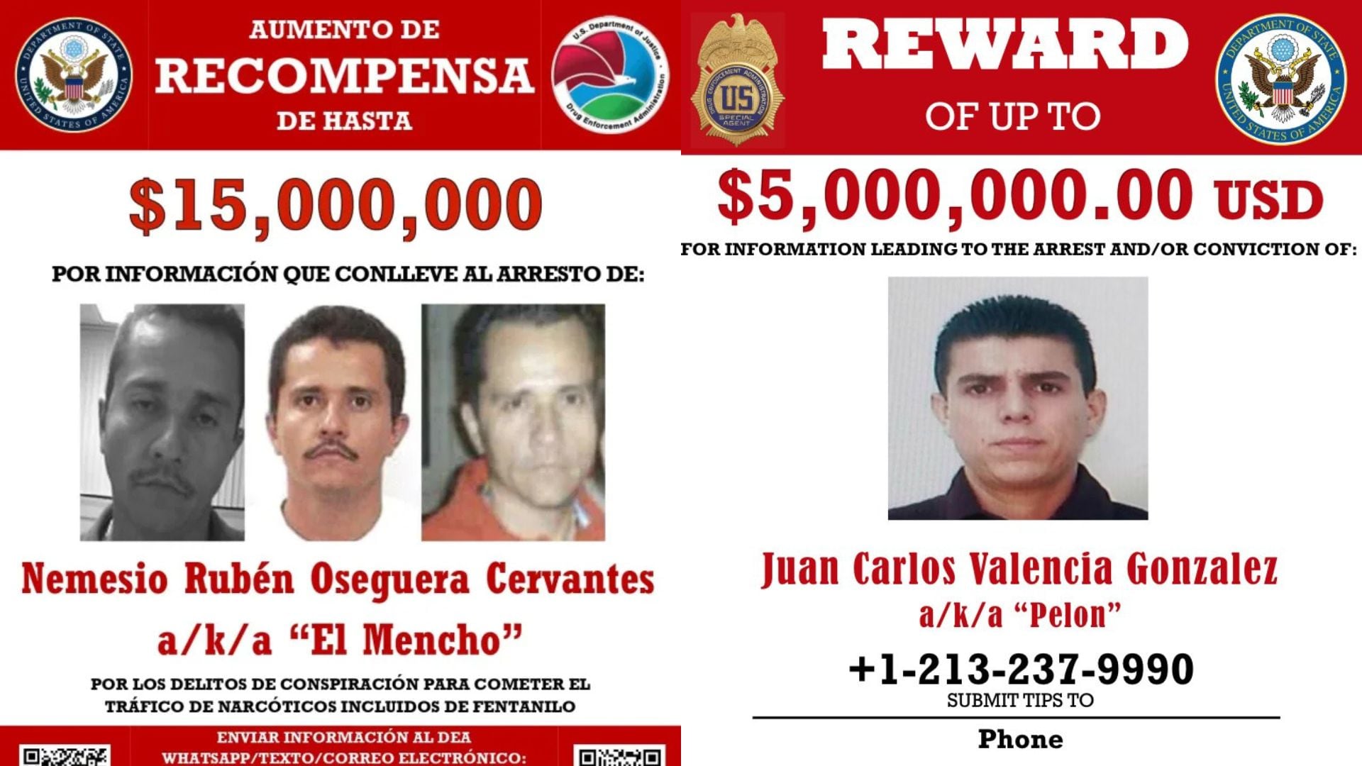 Juan Carlos Valencia González, alias “El 03”, tomó el control del CJNG tras la muerte de “El Mencho”, marcando el paso a una nueva generación de liderazgo criminal. (DEA)
