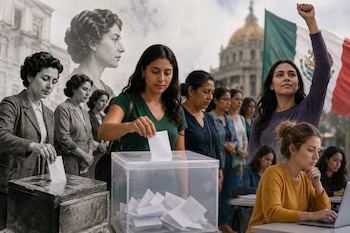 Mujeres mexicanas ejercen su derecho al voto en una democracia donde su participación electoral ha crecido de manera sostenida durante las últimas dos décadas, consolidándose como un pilar de la representación política y la igualdad democrática