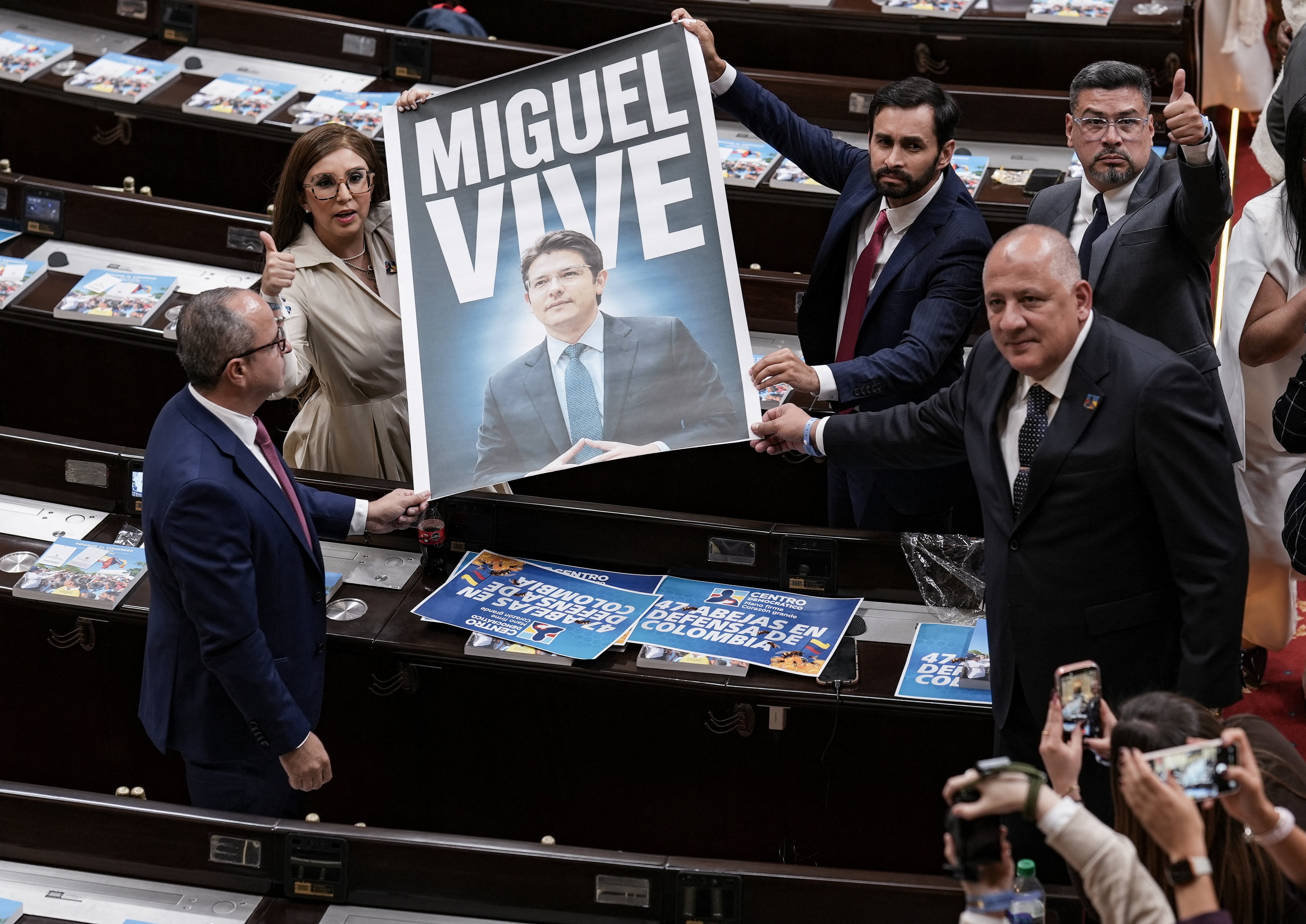 Miguel Uribe Turbay fue asesinado por un atentado que ocurrió el sábado 7 de junio de 2025, en el barrio Modelia, en el occidente de Bogotá - crédito Nathalia Angarita/Reuters
