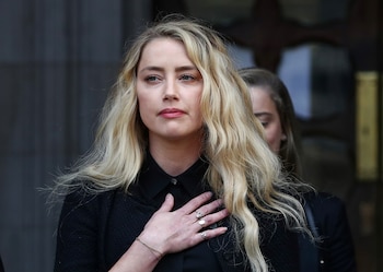 Amber Heard en el tribunal