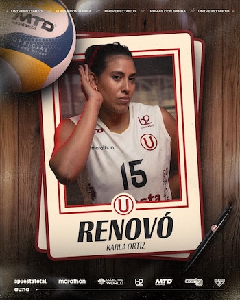 Renovación de Karla Ortiz fue confirmada por Universitario.