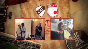 Antes de jugar con Platense, jugadores de Santa Fe protagonizaron fiesta en Bogotá
