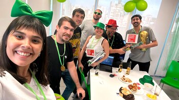 Festejos para los empleados de