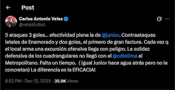 También criticó la medida de