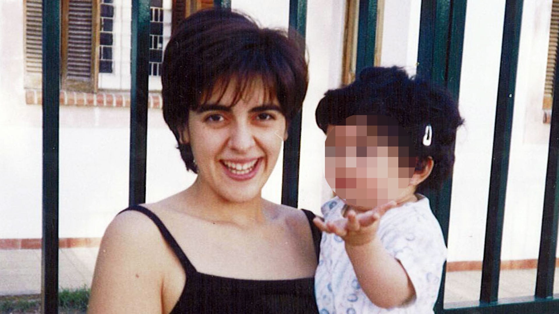 Marita Verón con su pequeña hija Micaela en brazos (NA)