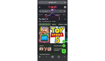 El juego oculto de Toy Story de Google está disponible gratis en celulares y computadores. (Google)