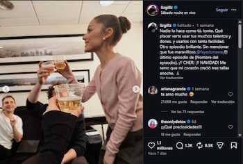 Elizabeth Gillies celebró el triunfo