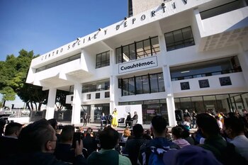 Entrenamiento de sismo. (Foto: Alcaldía