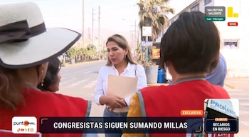 “Millas como cancha”: informe revela viajes de congresistas antes del cierre del Parlamento unicameral. Captura: Latina.