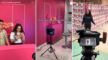 La usuaria mostró detalles sobre