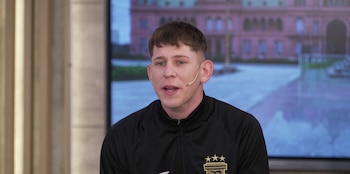 Celiz afirmó que la sanción a los capitanes no es lo más justo, pero permite continuar el partido y proteger a los chicos (Captura de video)