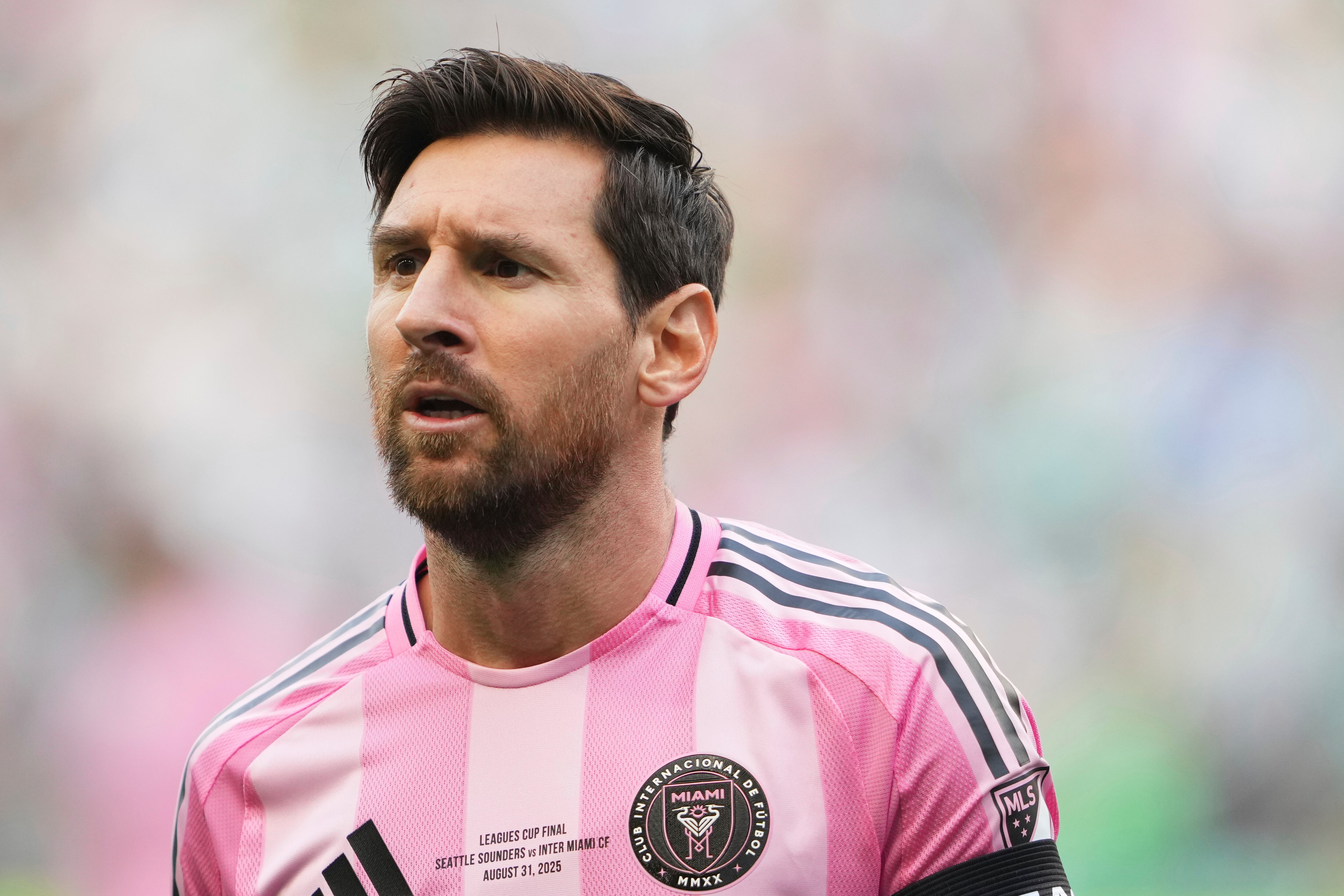 Lionel Messi no viajó al último partido de la selección argentina contra Ecuador a modo de precaución (Crédito: AP/Lindsey Wasson)