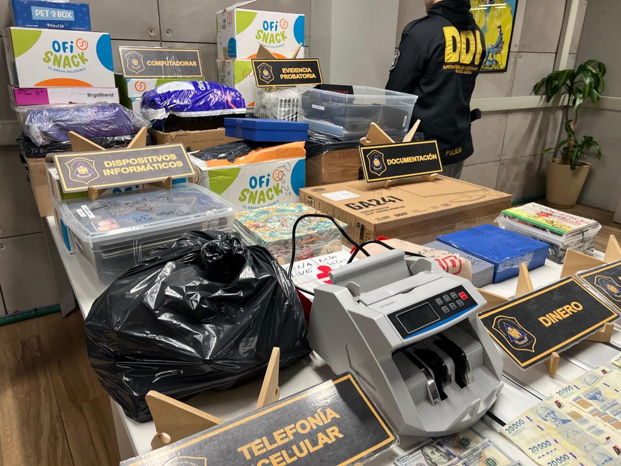 Todo lo que se incautó en la causa más reciente