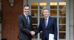 “El Gobierno no tiene un plan de Defensa”: Feijóo sale “igual que entró” de la reunión con Pedro Sánchez para abordar el gasto militar