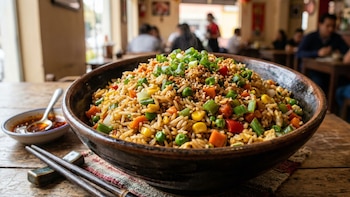 Arroz frito con pollo y verduras: receta fácil y rendidora para preparar en casa