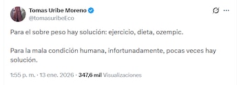 El empresario criticó al caricaturista