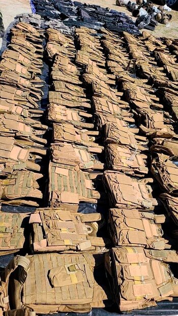 decomiso arsenal CJNG (Foto: Twitter@GafesYmilitares)