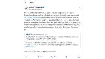 La Plataforma Unitaria Democrática (PUD),