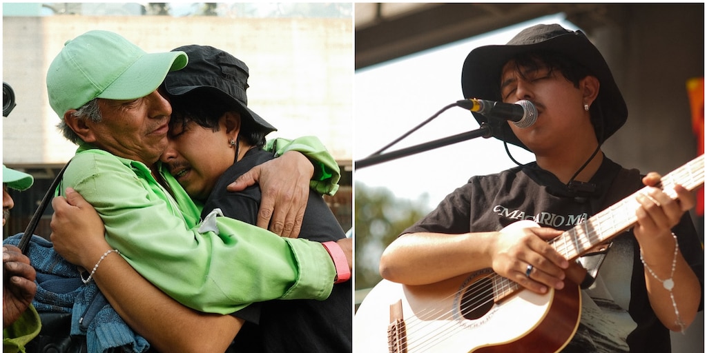 Macario Martínez desmiente historia detrás de la foto viral abrazando a un excompañero: “Mejor escuchen mis rolas” - Infobae