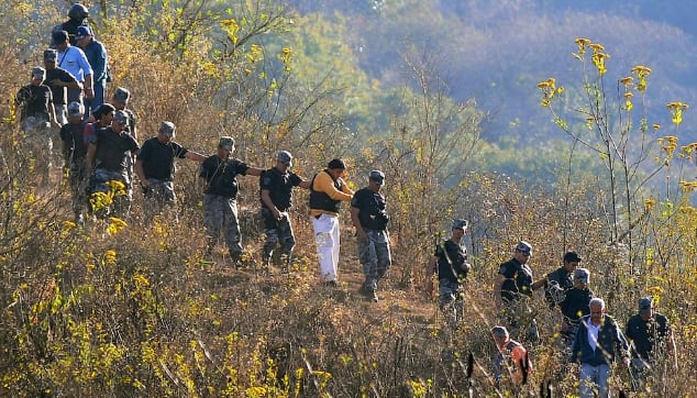Esta es la cañada de San Lorenzo donde aparecieron los cuerpos de las turistas francesas