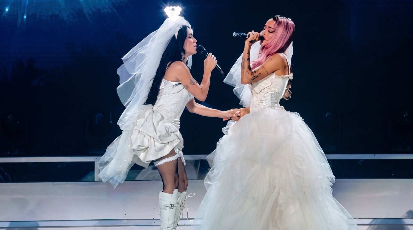 Lali y Tini en River