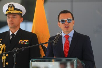 El presidente de Ecuador, Daniel