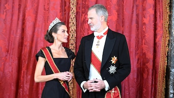 Los reyes Felipe y Letizia